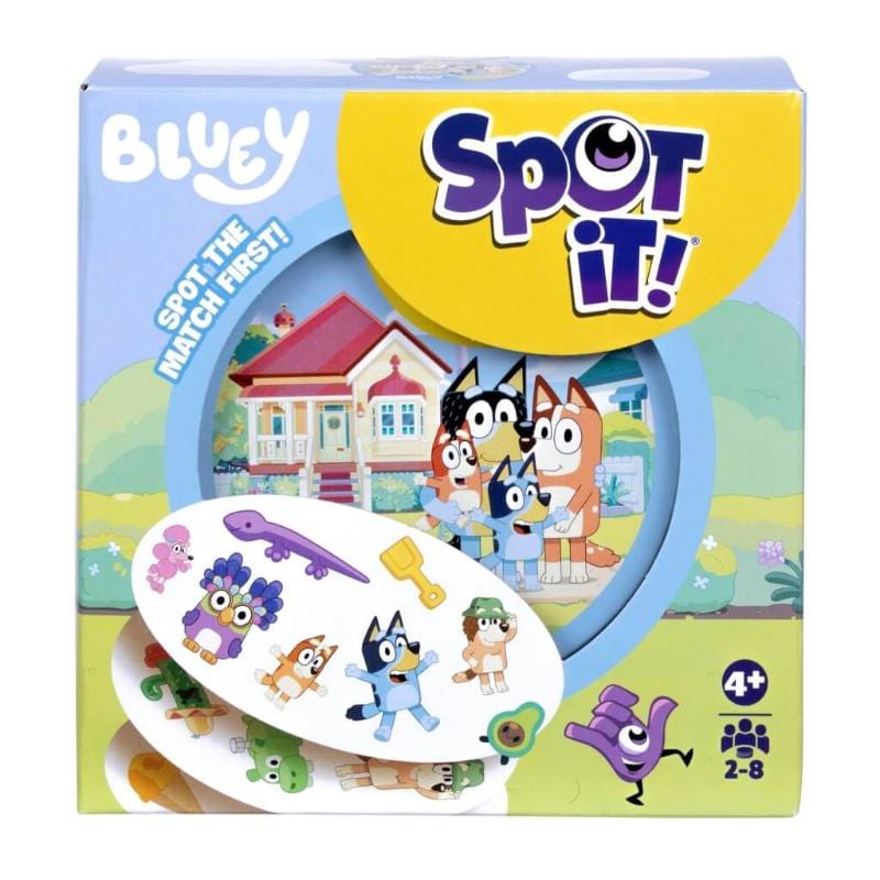 Moose Enterprises Board & Card Games Spot It - Bluey