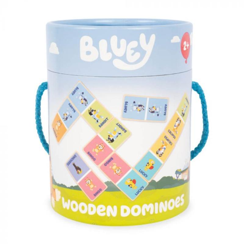Moose Toys Board & Card Games Dominoes - Bluey Wooden