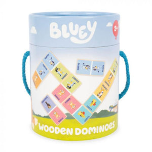 Moose Toys Board & Card Games Dominoes - Bluey Wooden