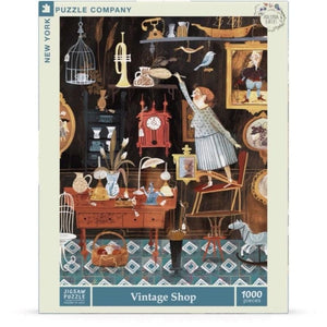 New York Puzzle Company Jigsaws Adelina Lirus - Vintage Shop (1000pc) New York Puzzle Company
