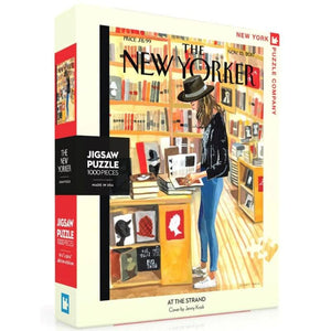 New York Puzzle Company Jigsaws At the Strand - The New Yorker (1000pc) New York Puzzle Company