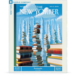 New York Puzzle Company Jigsaws Bookopolis - The New Yorker (1000pc) New York Puzzle Company