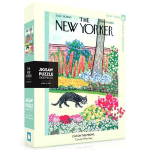 New York Puzzle Company Jigsaws Cat on the Prowl - The New Yorker (1000pc) New York Puzzle Company