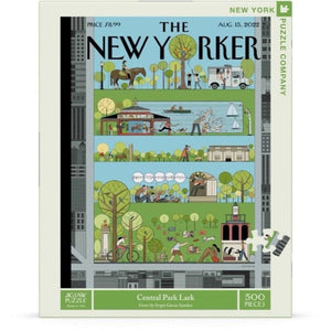 New York Puzzle Company Jigsaws Central Park Lark - The New Yorker (500pc) New York Puzzle Company