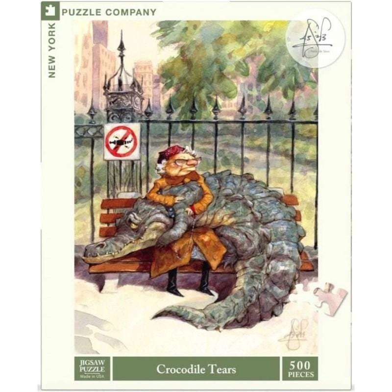 New York Puzzle Company Jigsaws Crocodile Tears - The New Yorker (500pc) New York Puzzle Company