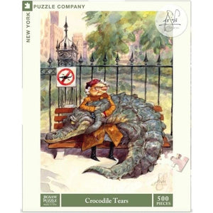 New York Puzzle Company Jigsaws Crocodile Tears - The New Yorker (500pc) New York Puzzle Company