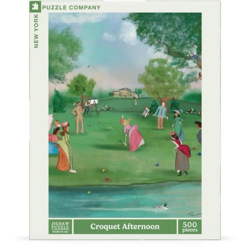 New York Puzzle Company Jigsaws Croquet Afternoon Puzzle (500pc) New York Puzzle Company
