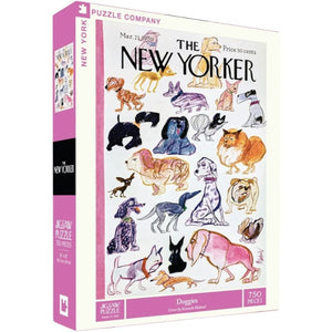 New York Puzzle Company Jigsaws Doggies - The New Yorker (750pc) New York Puzzle Company
