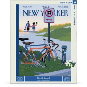 New York Puzzle Company Jigsaws Double Parked  - The New Yorker (500pc) New York Puzzle Company
