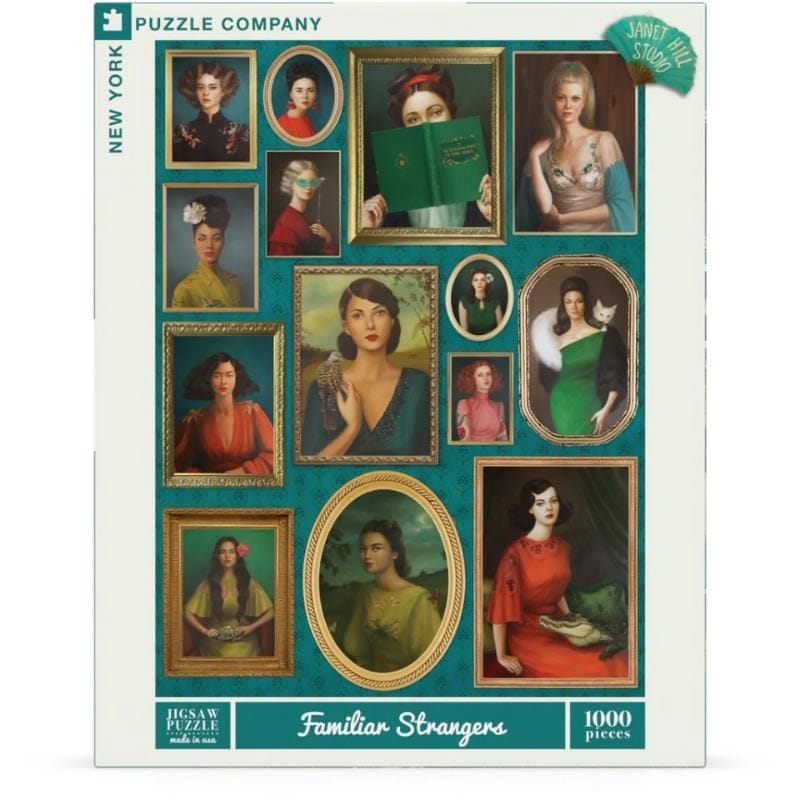 New York Puzzle Company Jigsaws Familiar Strangers Puzzle (1000pc) New York Puzzle Company