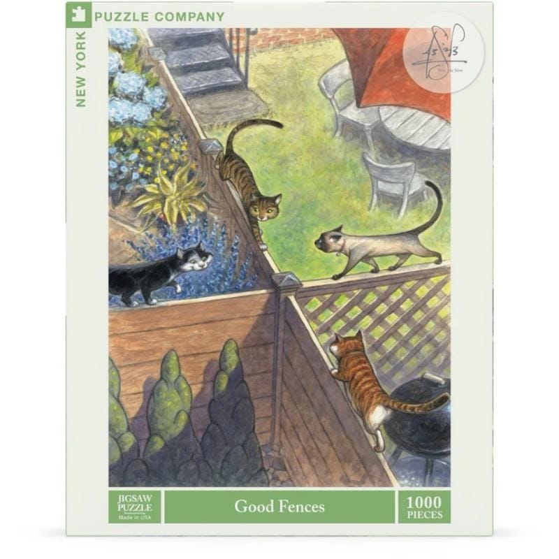 New York Puzzle Company Jigsaws Good Fences Puzzle (1000pc) New York Puzzle Company