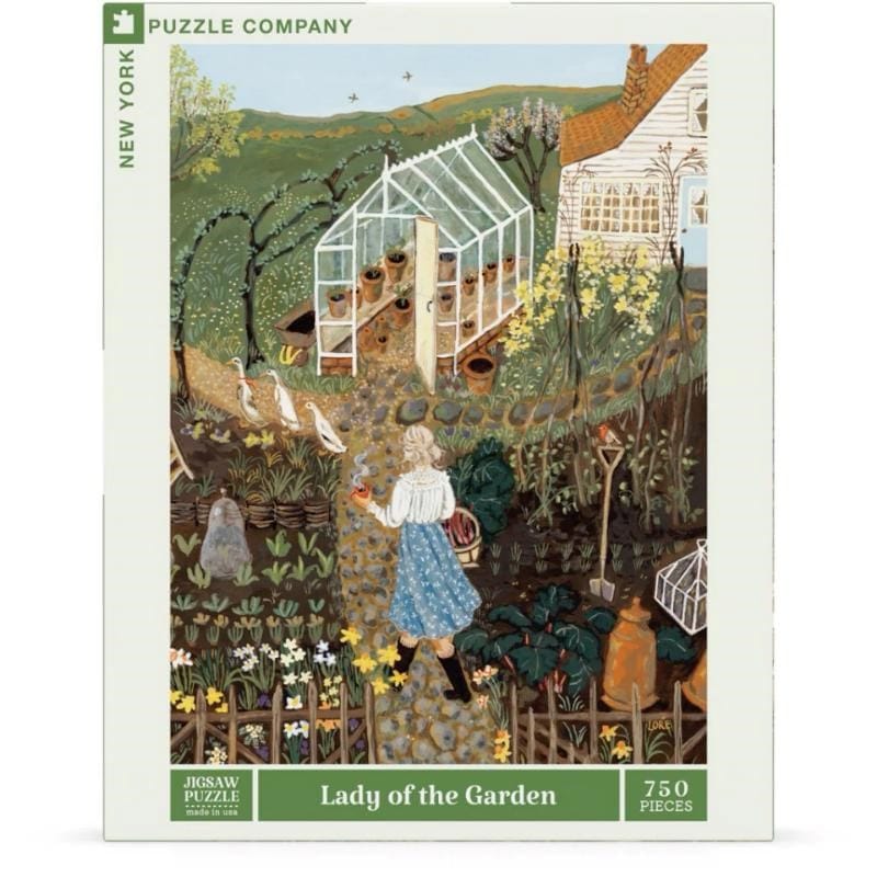 New York Puzzle Company Jigsaws Lady of the Garden Puzzle (750pc) New York Puzzle Company