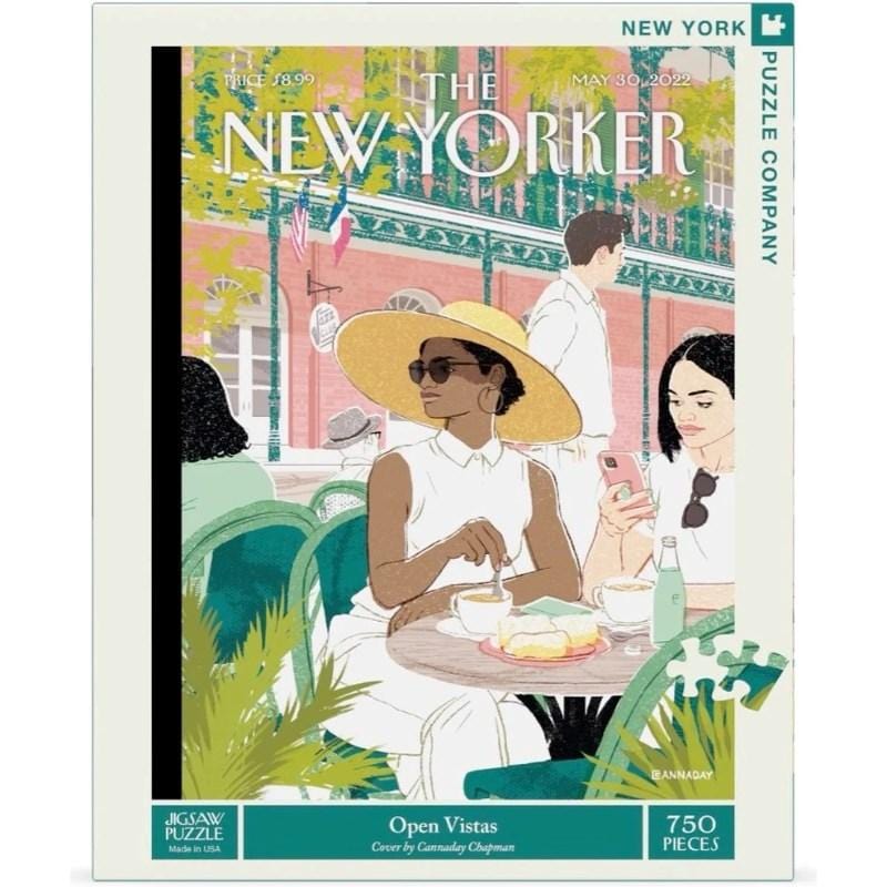 New York Puzzle Company Jigsaws Open Vistas - The New Yorker (750pc) New York Puzzle Company