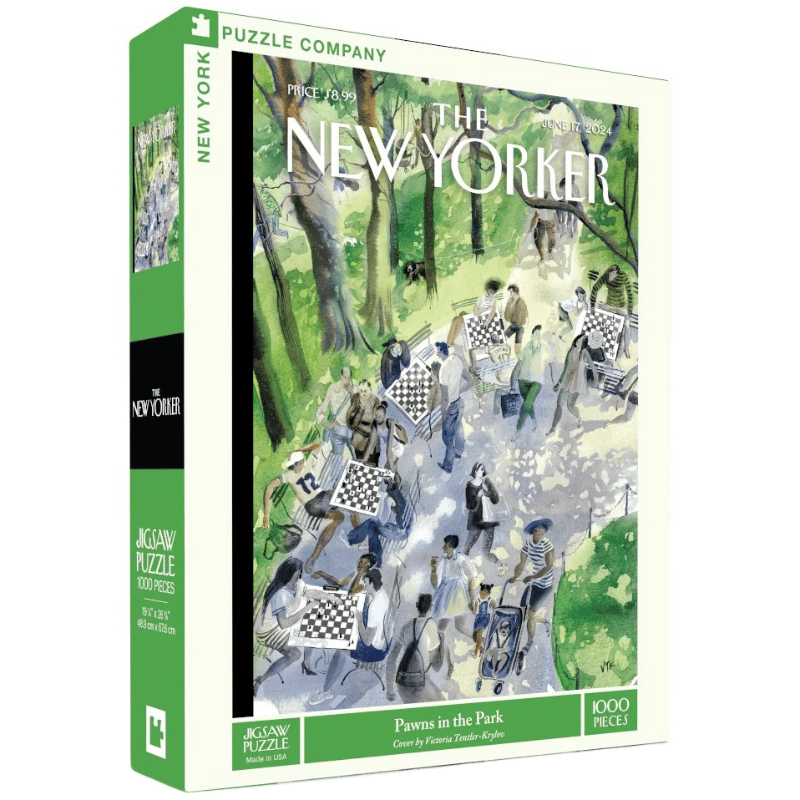 New York Puzzle Company Jigsaws Pawns in Park - The New Yorker (1000pc) New York Puzzle Company