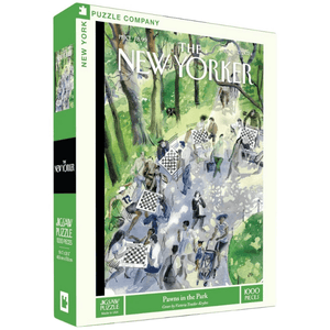 New York Puzzle Company Jigsaws Pawns in Park - The New Yorker (1000pc) New York Puzzle Company