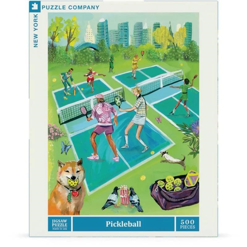 New York Puzzle Company Jigsaws Pickleball Puzzle (500pc) New York Puzzle Company