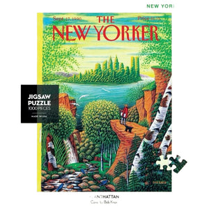 New York Puzzle Company Jigsaws Planthattan - The New Yorker (1000pc) New York Puzzle Company