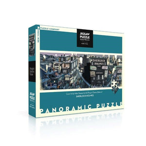 New York Puzzle Company Jigsaws Sherlock Holmes - The New Yorker (1000pc Panoramic) New York Puzzle Company