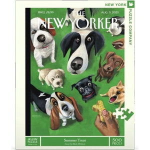 New York Puzzle Company Jigsaws Summer Treat - The New Yorker (500pc) New York Puzzle Company