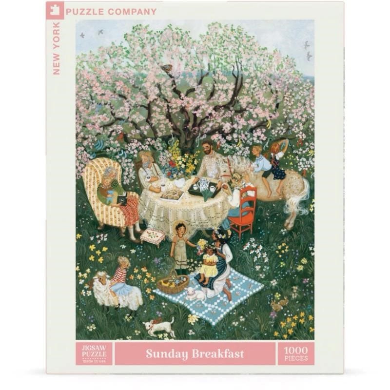 New York Puzzle Company Jigsaws Sunday Breakfast Puzzle (1000pc) New York Puzzle Company
