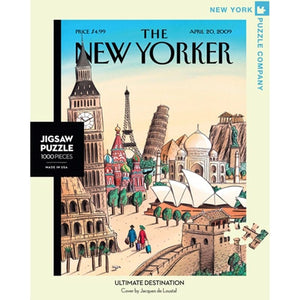 New York Puzzle Company Jigsaws Ultimate Destination - The New Yorker (1000pc) New York Puzzle Company