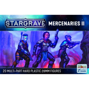 North Star Figures Miniatures Stargrave - Mercenaries II Box (Females) (Plastic)