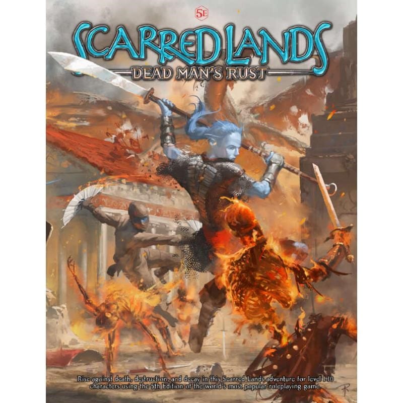 Onyx Path Publishing Roleplaying Games Scarred Lands - Dead Man's Rust (5e OGL) - Roleplaying Game