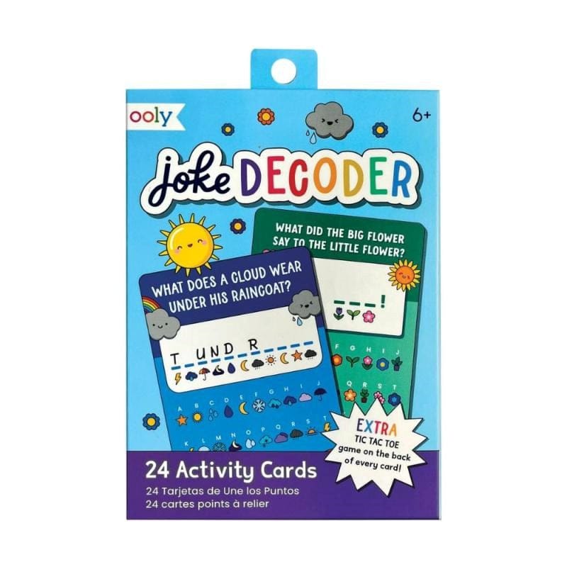Ooly Board & Card Games Ooly Activity Cards - Joke Decoder