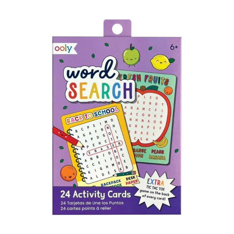 Ooly Board & Card Games Ooly Activity Cards - Word Search