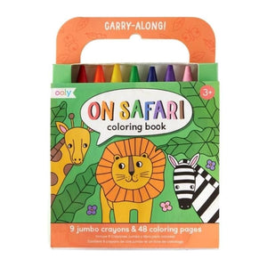 Ooly Board & Card Games Ooly Carry Along Colouring Book - On Safari