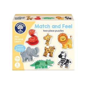Orchard Toys Jigsaws Match & Feel 2pc Puzzle (Orchard Toys)