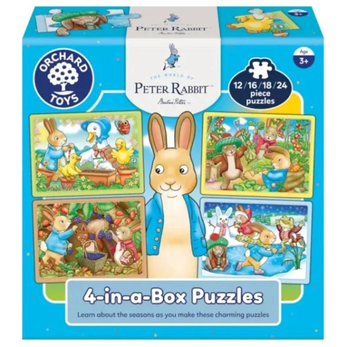 Peter Rabbit - 4-in-a-Box Puzzles (Orchard Toys)