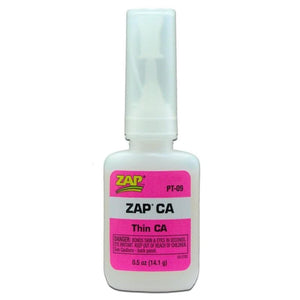 Pacer Technology Hobby Zap-A-Gap - CA Thin Cyanoacrylate (Pink) 14.1g
