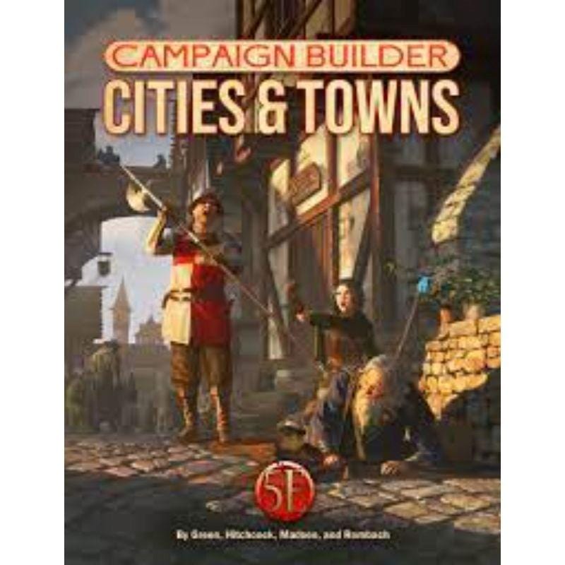 Paizo Roleplaying Games Campaign Builder - Cities And Towns Hardcover (5E)