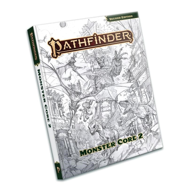 Paizo Roleplaying Games Pathfinder 2nd Edition Remaster - Monster Core 2 (Sketch Edition) (November 2025 Release)
