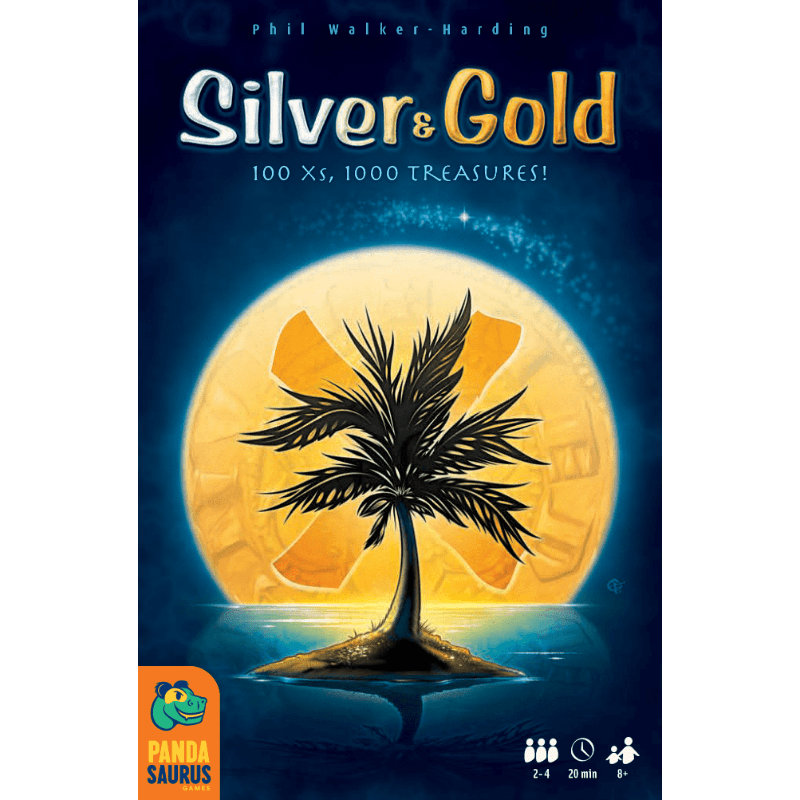 Pandasaurus Games Board & Card Games Silver And Gold - Family Game