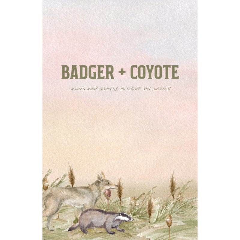 Pandion Games Roleplaying Games Badger + Coyote