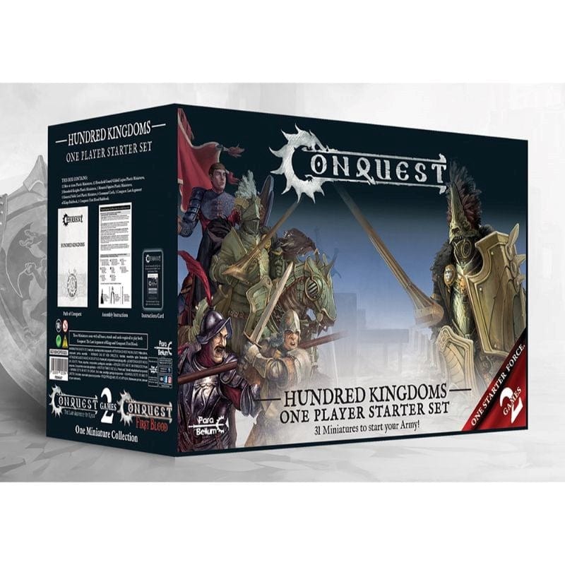 Para Bellum Wargames Miniatures Conquest - Hundred Kingdoms - Conquest 1 player Starter Set