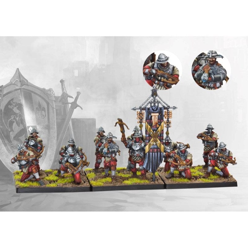 Para Bellum Wargames Miniatures Conquest - Hundred Kingdoms - Mercenary Crossbowmen