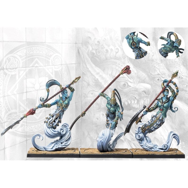 Para Bellum Wargames Miniatures Conquest - Sorcerer Kings - Steelheart Djinn (with Polearms)