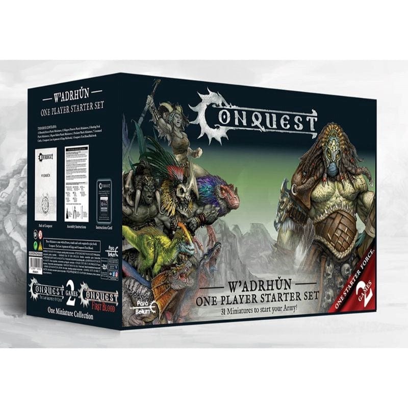 Para Bellum Wargames Miniatures Conquest - Wadrhun - Conquest 1 player Starter Set