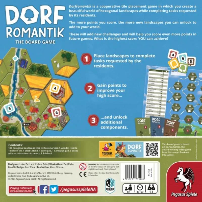 Pegasus Spiele Board & Card Games Dorfromantik - The Board Game