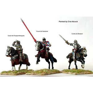 Perry Miniatures Miniatures Perry Metals - French Mounted Command at Agincourt