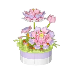 Pintoo Construction Puzzles Mini Bricks Potted - Lotus