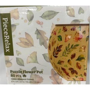 Pintoo Jigsaws 3D Puzzle - 80pc Flowerpot (Elegant Green)