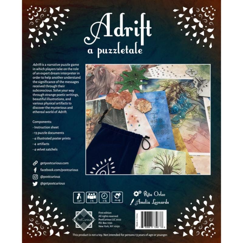 PostCurious Board & Card Games Adrift - A Puzzletale (Unknown Release)