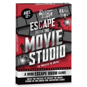 Professor Puzzle Board & Card Games Escape From The Movie Studio