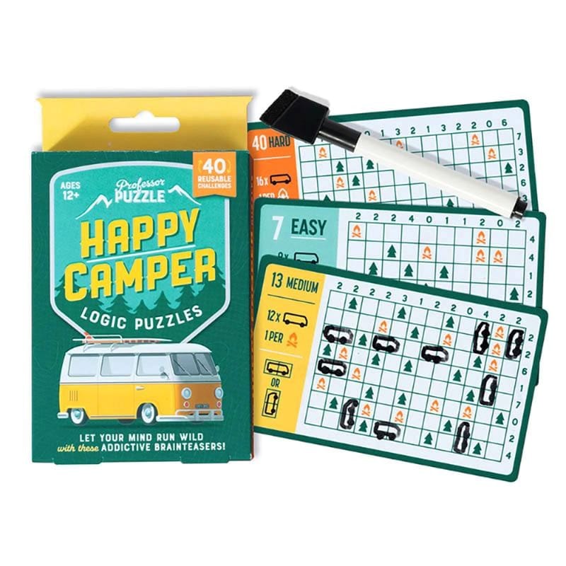 Professor Puzzle Logic Puzzles Happy Camper Logic Puzzles
