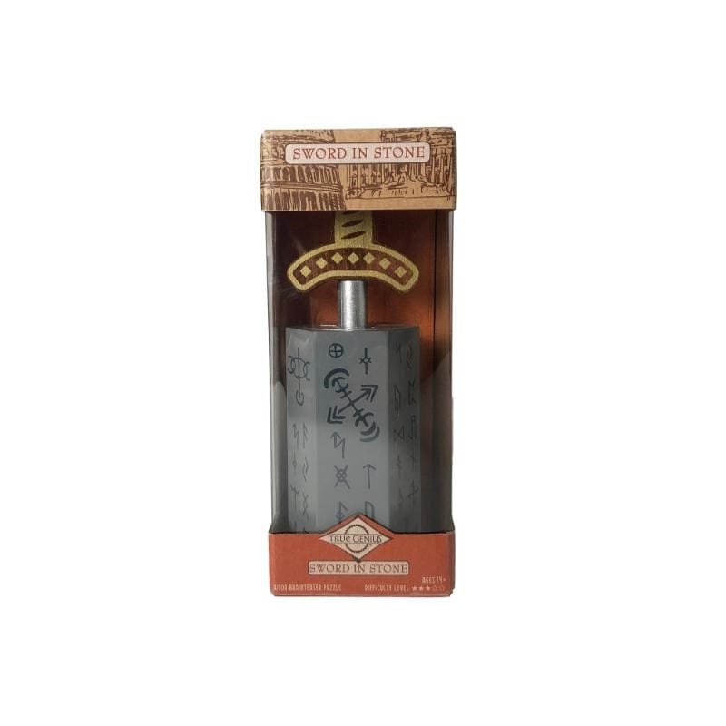 Project Genius Logic Puzzles Sword in Stone - Project Genius Wooden Puzzle