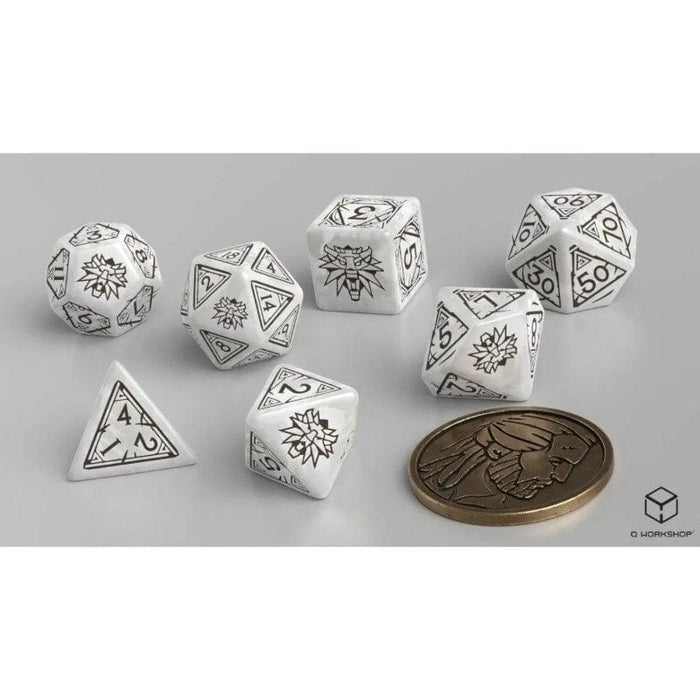 Q Workshop - The Witcher Dice Set Geralt - The White Wolf Dice Set 7